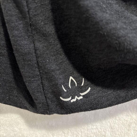 Beyond Yoga Women’s Size Small Draw the Line Tie Back Top Black Long Sleeve Tee - Picture 12 of 15